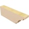 Ekena Millwork 2in. W x 4in. H x 12in. L Mediterranean Woodgrain TimberThane Rafter Tail, Primed Tan RFTUR02X04X12MEDRCPR - alternate 3